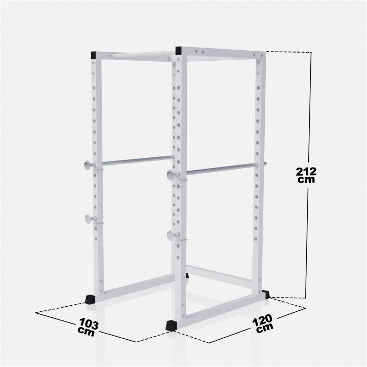 Power Cage Weiß - Gorilla Sports DE