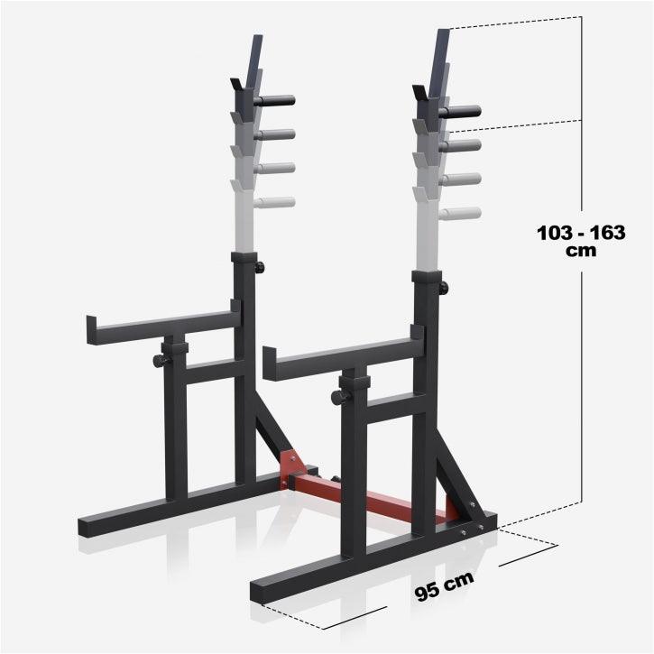 Multi Squat Rack verstellbar - Gorilla Sports DE