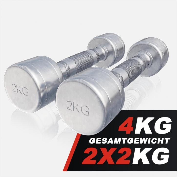 Kurzhantel Chrom 1 - 20 kg - Gorilla Sports DE