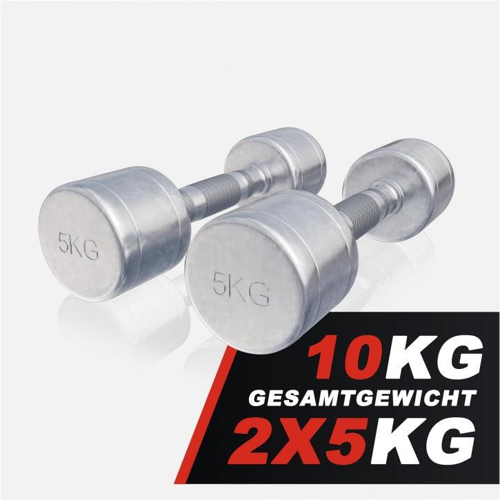 Kurzhantel Chrom 1 - 20 kg - Gorilla Sports DE