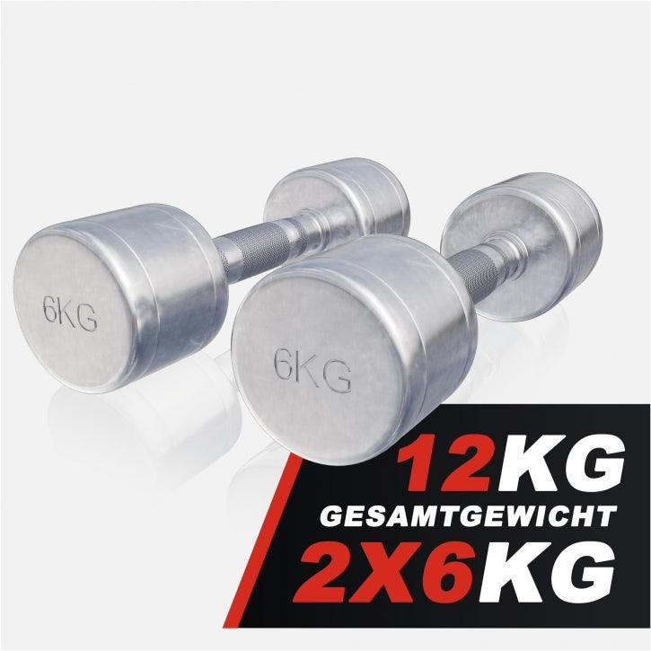 Kurzhantel Chrom 1 - 20 kg - Gorilla Sports DE