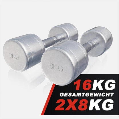 Kurzhantel Chrom 1 - 20 kg - Gorilla Sports DE