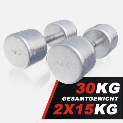 Kurzhantel Chrom 1 - 20 kg - Gorilla Sports DE