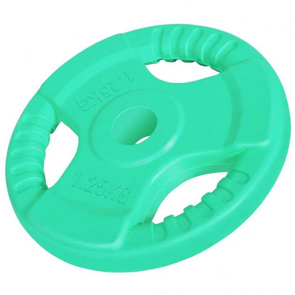 Hantelscheibe 30/31 mm Gummi Gripper 1,25-25 KG - Gorilla Sports DE