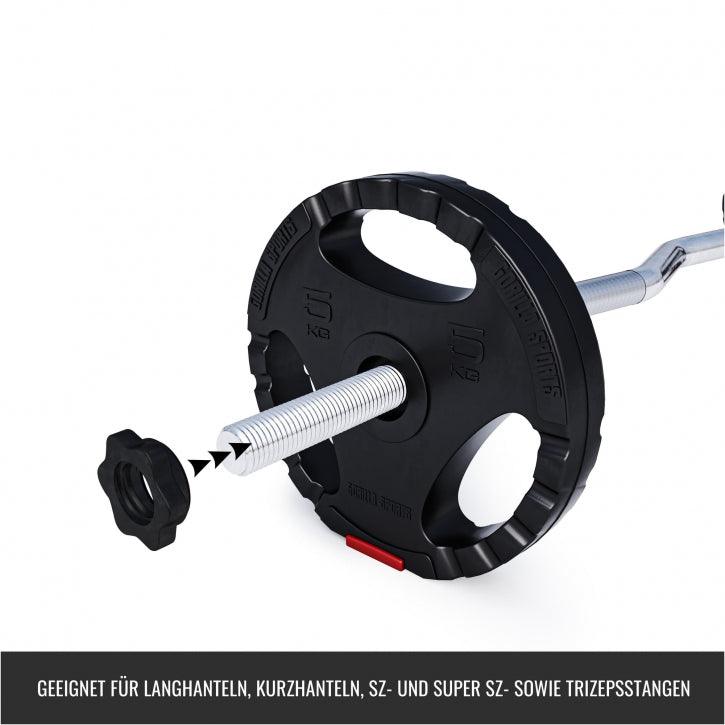 Sternverschlüsse für Hantelstangen 30/31 mm 2-er Set - Gorilla Sports DE