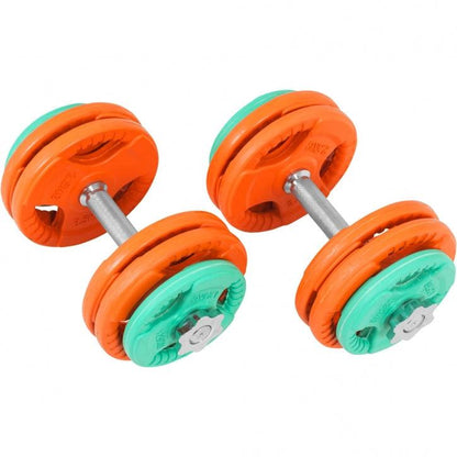 Kurzhantelset Gummi Gripper 30 kg - Gorilla Sports DE