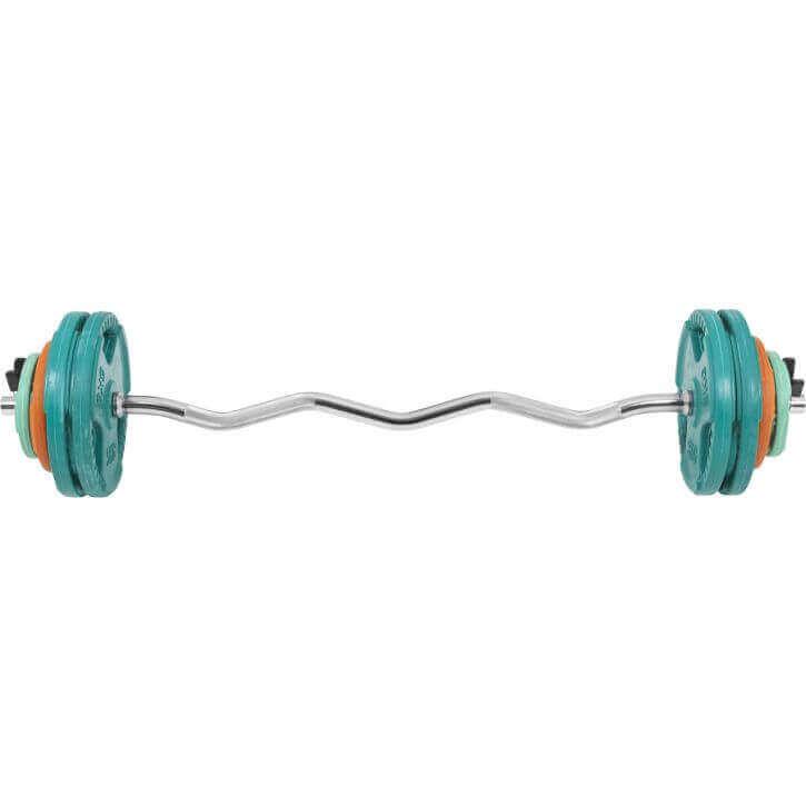 SZ-Curlset Gummi Gripper 35 kg - Gorilla Sports DE