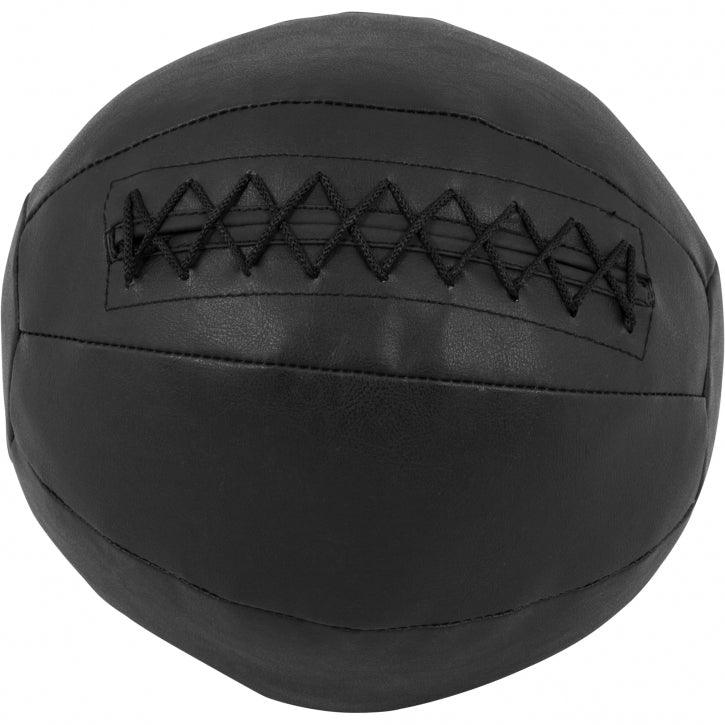 Medizinball aus Leder in Schwarz 1 - 10 kg - Gorilla Sports DE