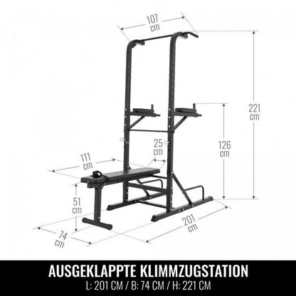 Multistation in Schwarz - Gorilla Sports DE