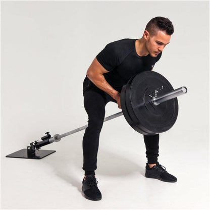 Langhanteltrainer T-Bar Row in Schwarz - Gorilla Sports DE