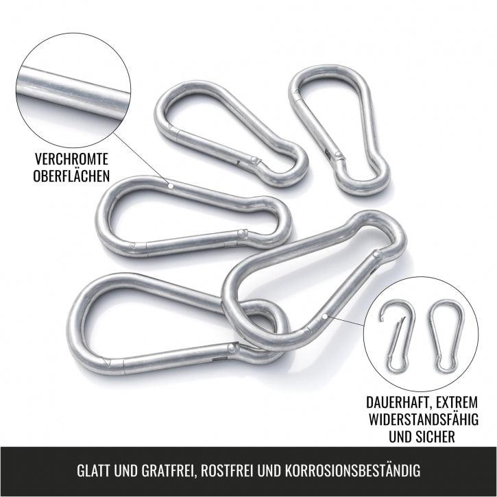 Karabiner 7 mm im Fünfer-Set - Gorilla Sports DE