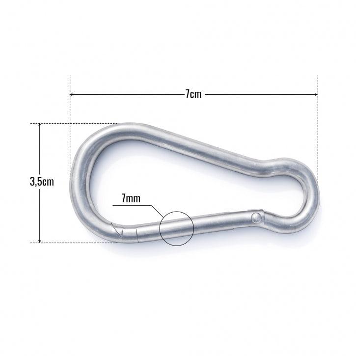 Karabiner 7 mm im Fünfer-Set - Gorilla Sports DE