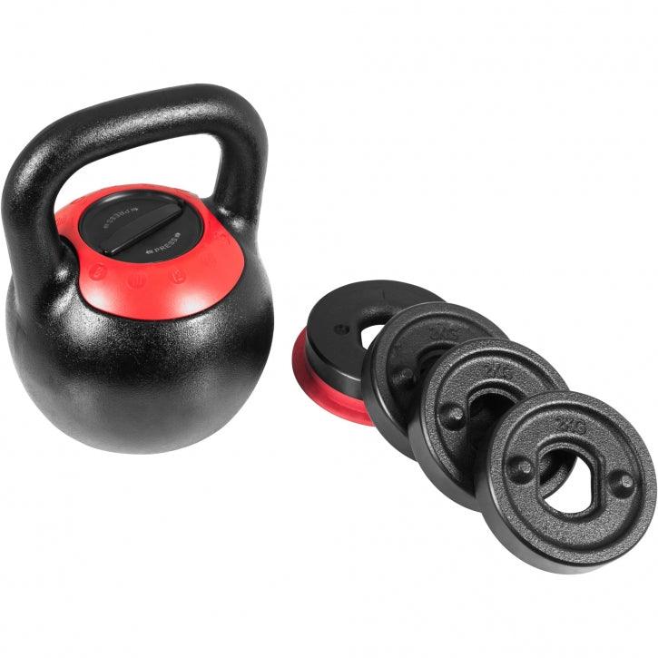 Kettlebell verstellbar 8 kg - 16 kg - Gorilla Sports DE