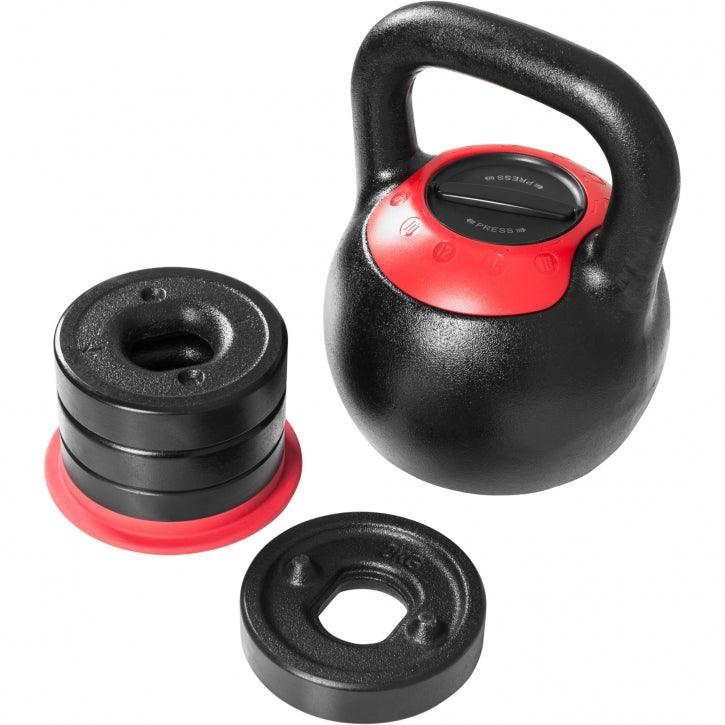 Kettlebell verstellbar 8 kg - 16 kg - Gorilla Sports DE