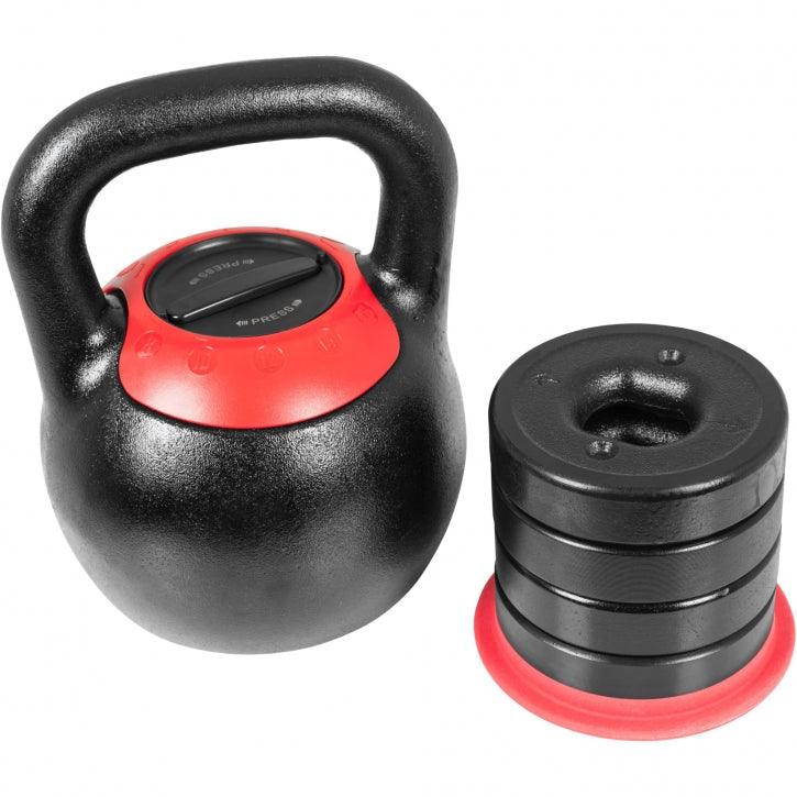 Kettlebell verstellbar 8 kg - 16 kg - Gorilla Sports DE