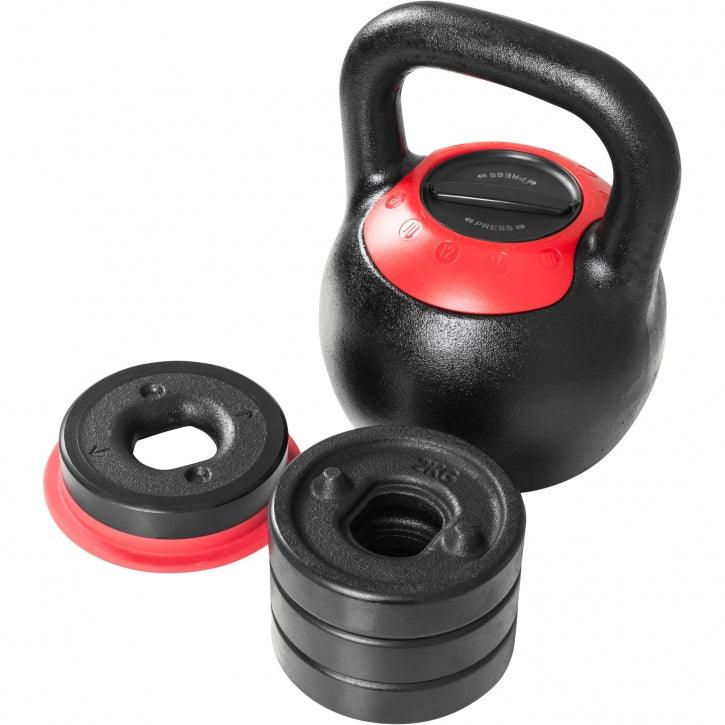 Kettlebell verstellbar 8 kg - 16 kg - Gorilla Sports DE