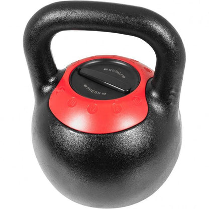 Kettlebell verstellbar 8 kg - 16 kg - Gorilla Sports DE