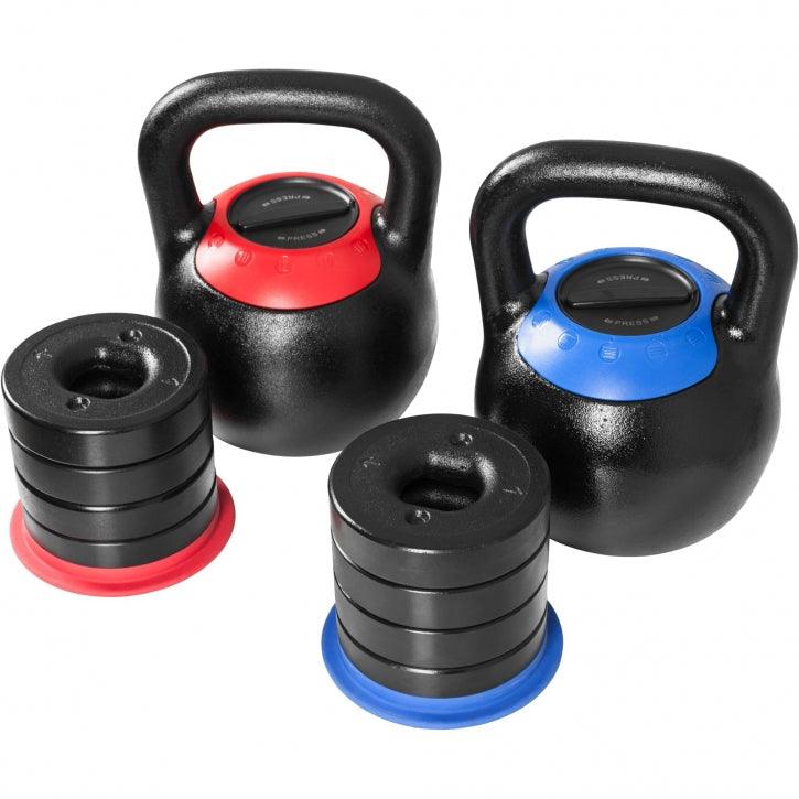 Kettlebell verstellbar 8 kg - 16 kg - Gorilla Sports DE