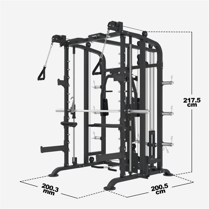 Extended Multifunction Smith Machine schwarz - Gorilla Sports DE