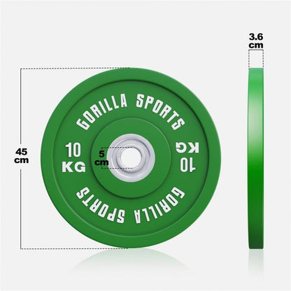 Bumper Plates Profi 5-25 KG - Gorilla Sports DE