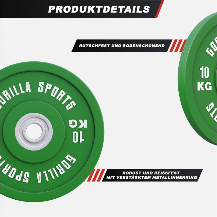 Bumper Plates Profi 5-25 KG - Gorilla Sports DE