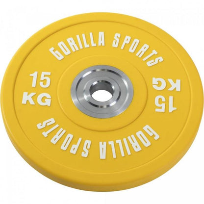 Olympia Bumper Plates Langhantelset Profi 140 kg - Gorilla Sports DE