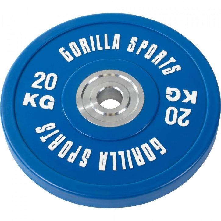 Olympia Bumper Plates Langhantelset Profi 140 kg - Gorilla Sports DE