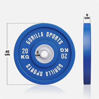 Bumper Plates Profi 5-25 KG - Gorilla Sports DE