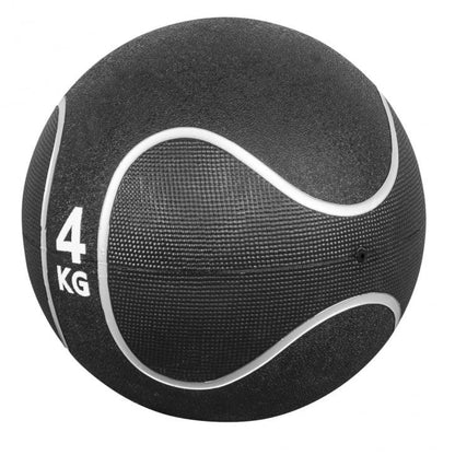 Medizinball Schwarz/Silber 1-10 KG - Gorilla Sports DE