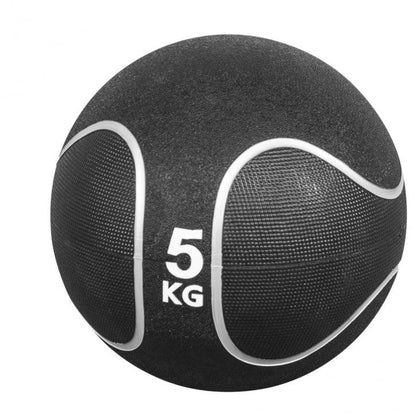 Medizinball Schwarz/Silber 1-10 KG - Gorilla Sports DE