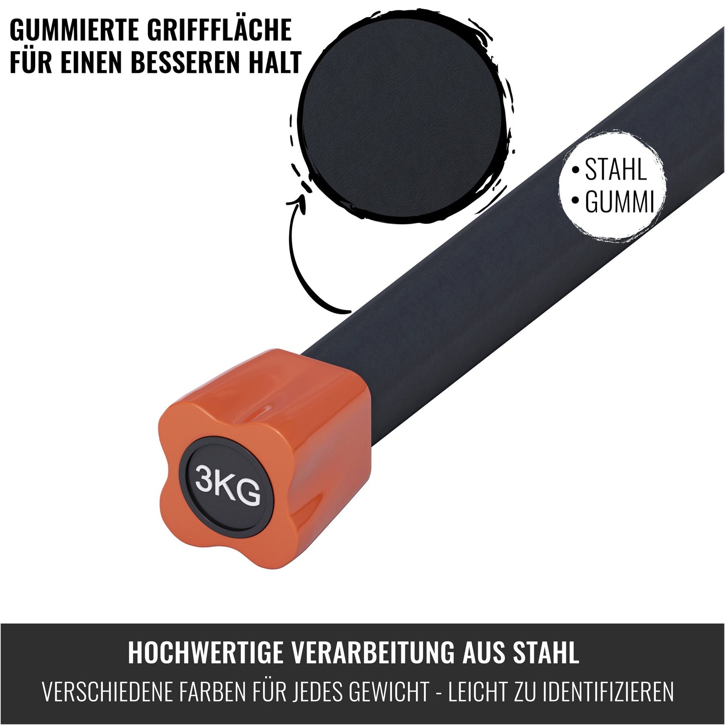 Gewichtsstange Aerobic 1 - 10 kg