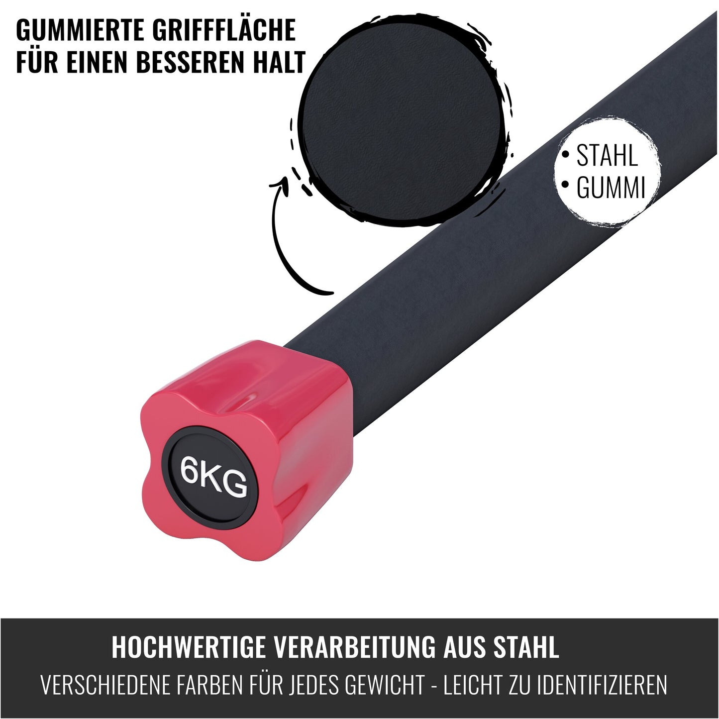 Gewichtsstange Aerobic 1 - 10 kg