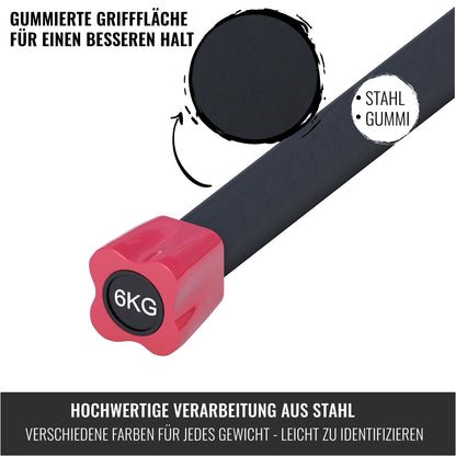 Gewichtsstange Aerobic 1 - 10 kg