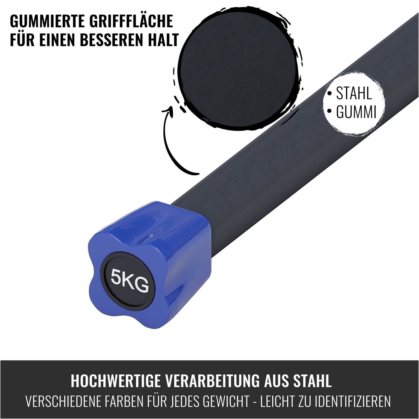 Gewichtsstange Aerobic 1 - 10 kg