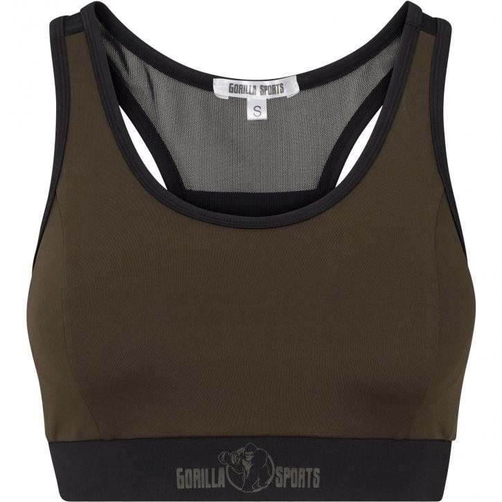 Sport BH in Schwarz/Rosa und Schwarz/Olive - Gorilla Sports DE