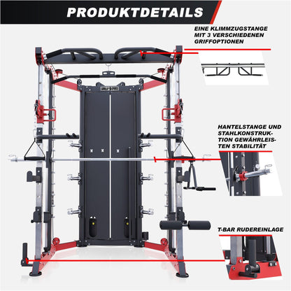 Multistation Power Rack mit Gewichten - Gorilla Sports DE