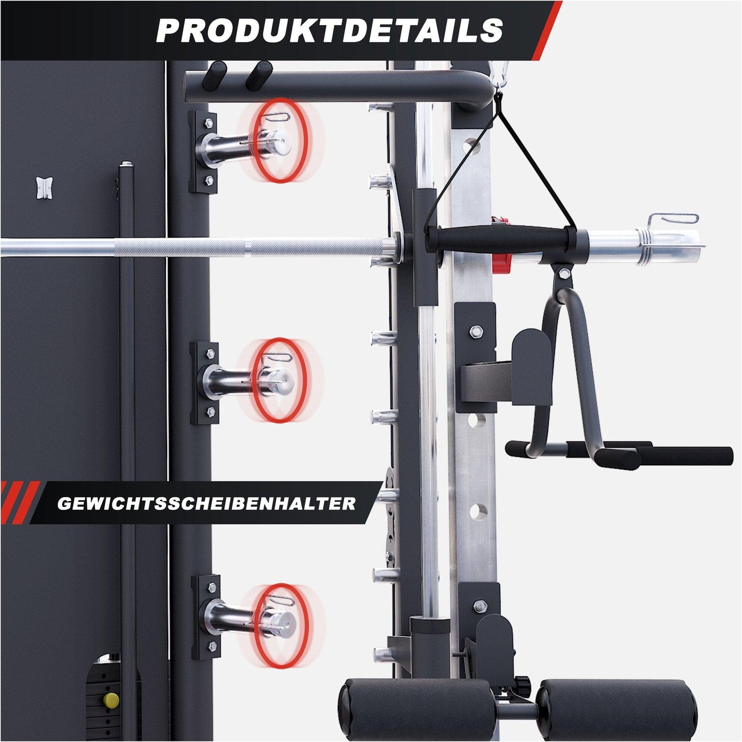 Multistation Power Rack mit Gewichten - Gorilla Sports DE