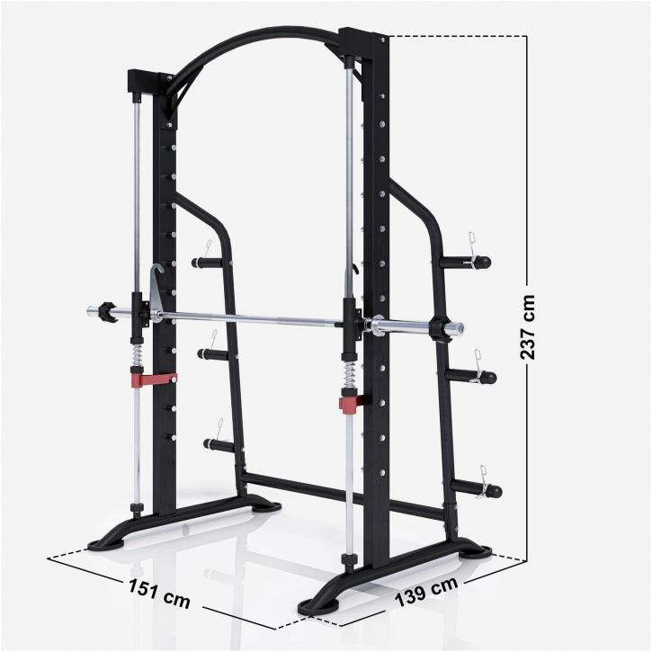 Multipresse Power Rack Schwarz - Gorilla Sports DE