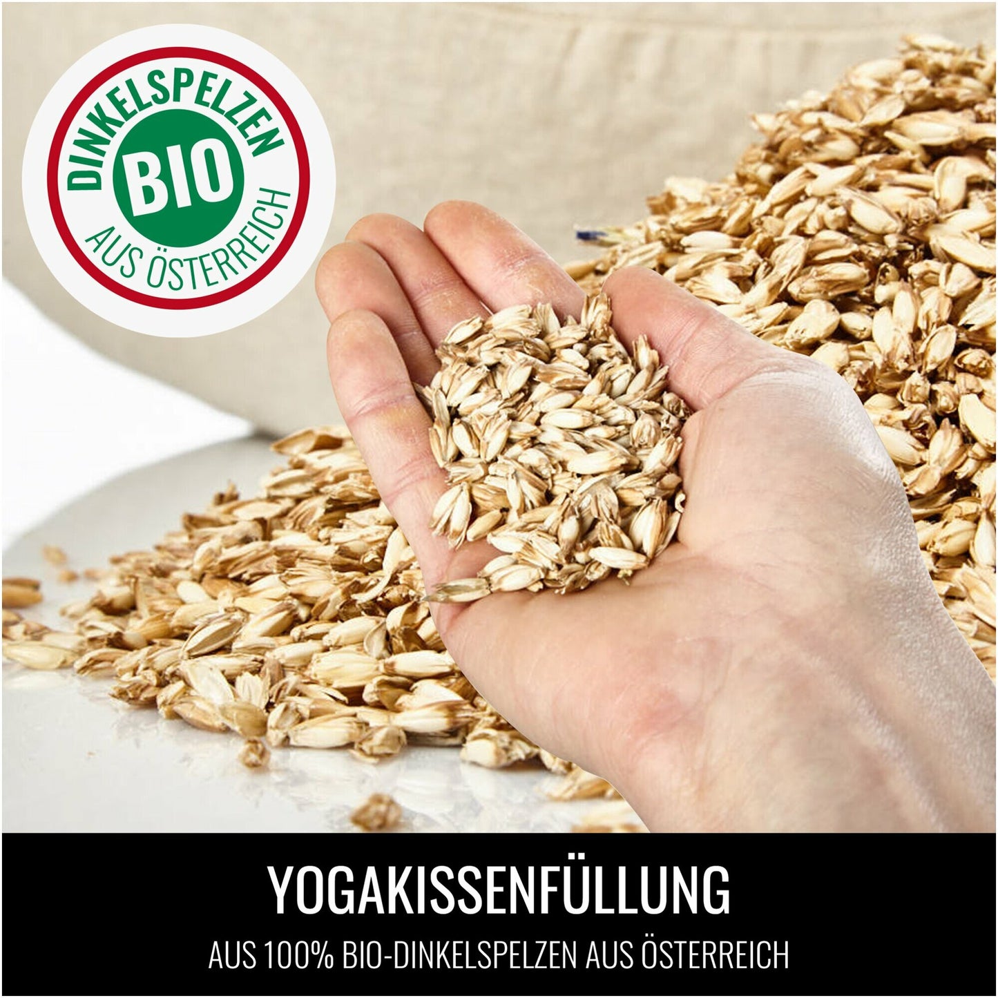 Yogakissen in verschiedenen Farben