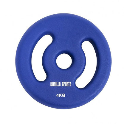 Hantelscheiben Set Neopren 1 - 5 KG - Gorilla Sports DE