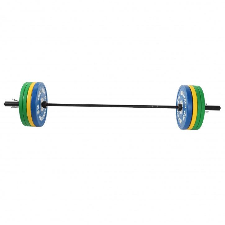 Olympia Bumper Plates Langhantelset Profi 140 kg - Gorilla Sports DE