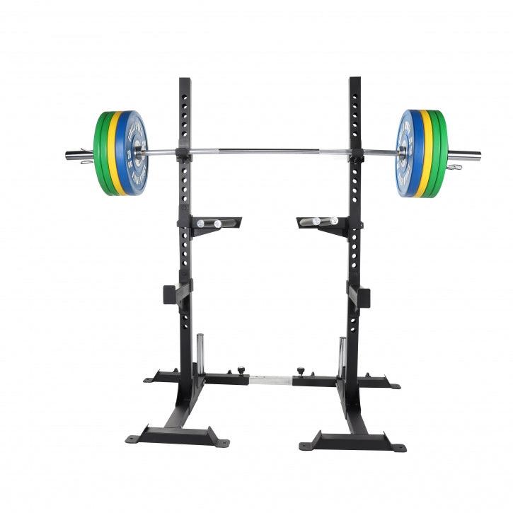 Squat Rack inkl. Olympia Langhantelset Profi 140 kg - Gorilla Sports DE