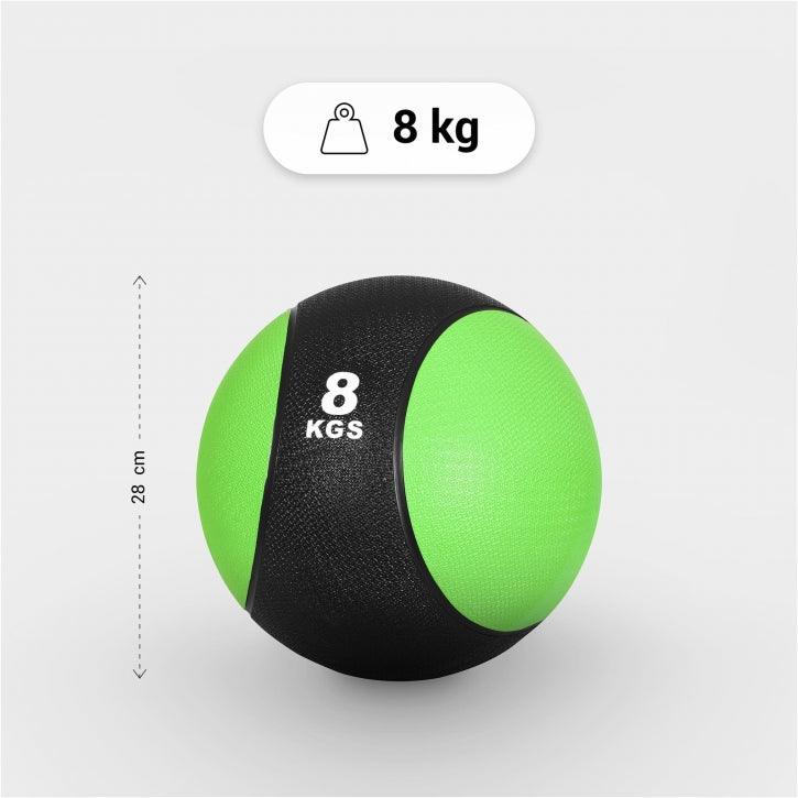 Medizinball aus Gummi 1 - 10 kg - Gorilla Sports DE