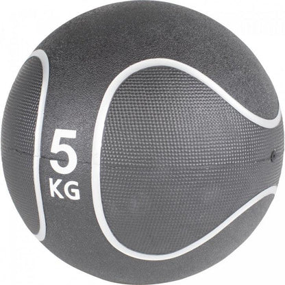 Medizinball Schwarz/Silber 1-10 KG - Gorilla Sports DE