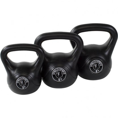 Kettlebell aus Kunststoff 2-20 KG - Gorilla Sports DE