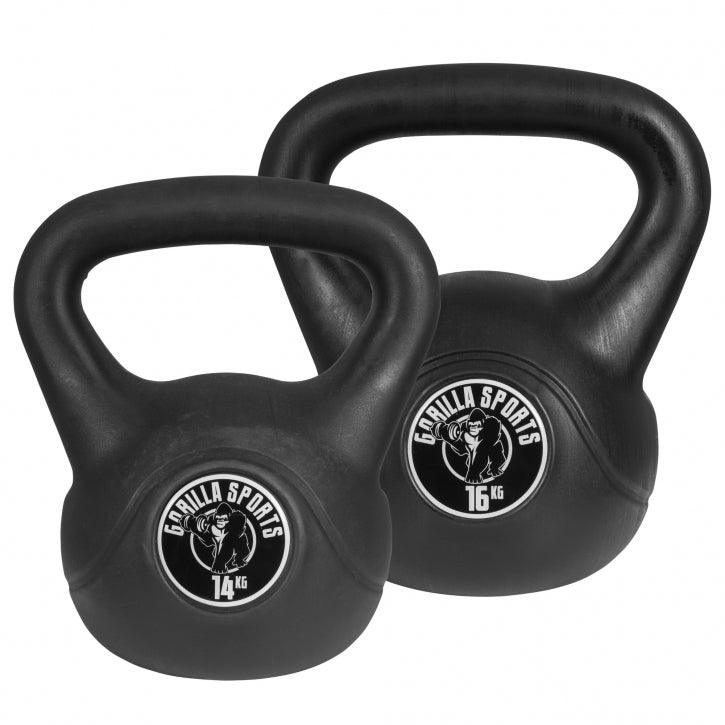 Kettlebell aus Kunststoff 2-20 KG - Gorilla Sports DE