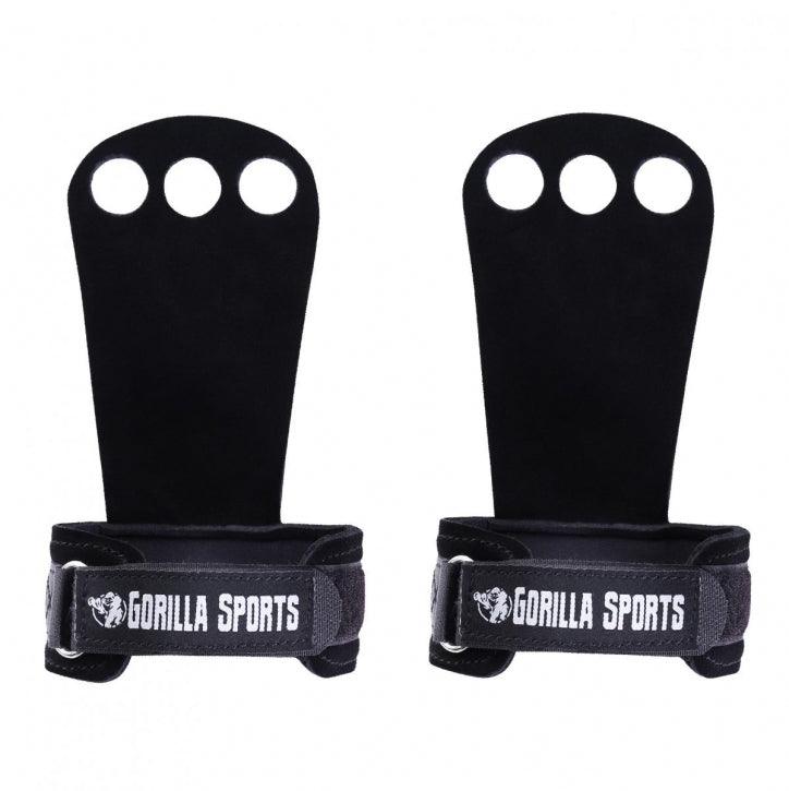 Hand Grips 2er Set Schwarz S - L - Gorilla Sports DE