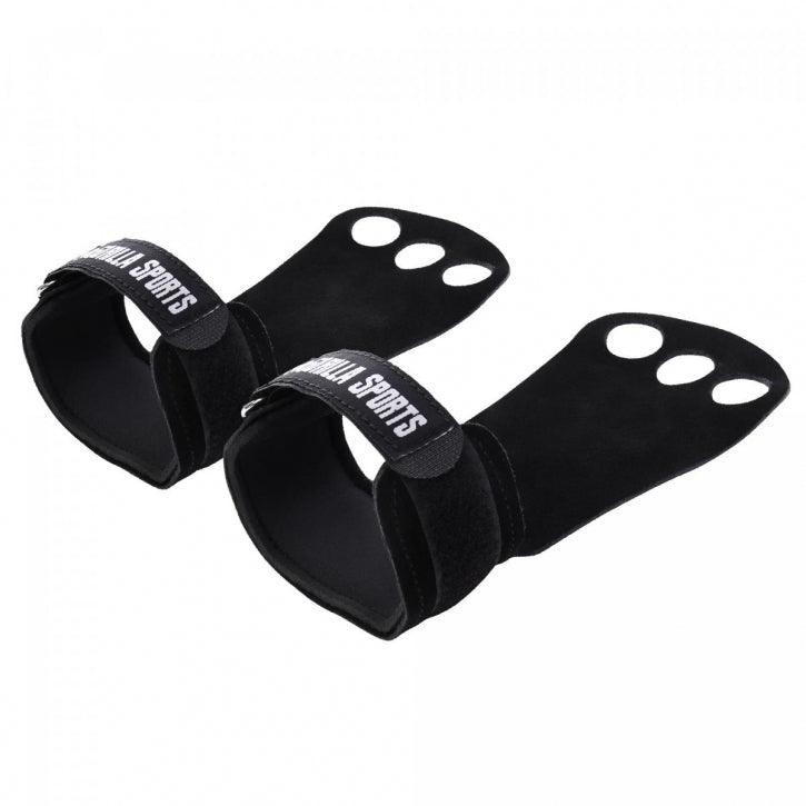 Hand Grips 2er Set Schwarz S - L - Gorilla Sports DE