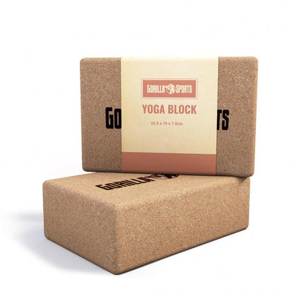 Yogablock Kork - Gorilla Sports DE