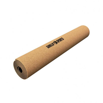 Yogamatte Kork 183 x 61 x 0,5 cm - Gorilla Sports DE